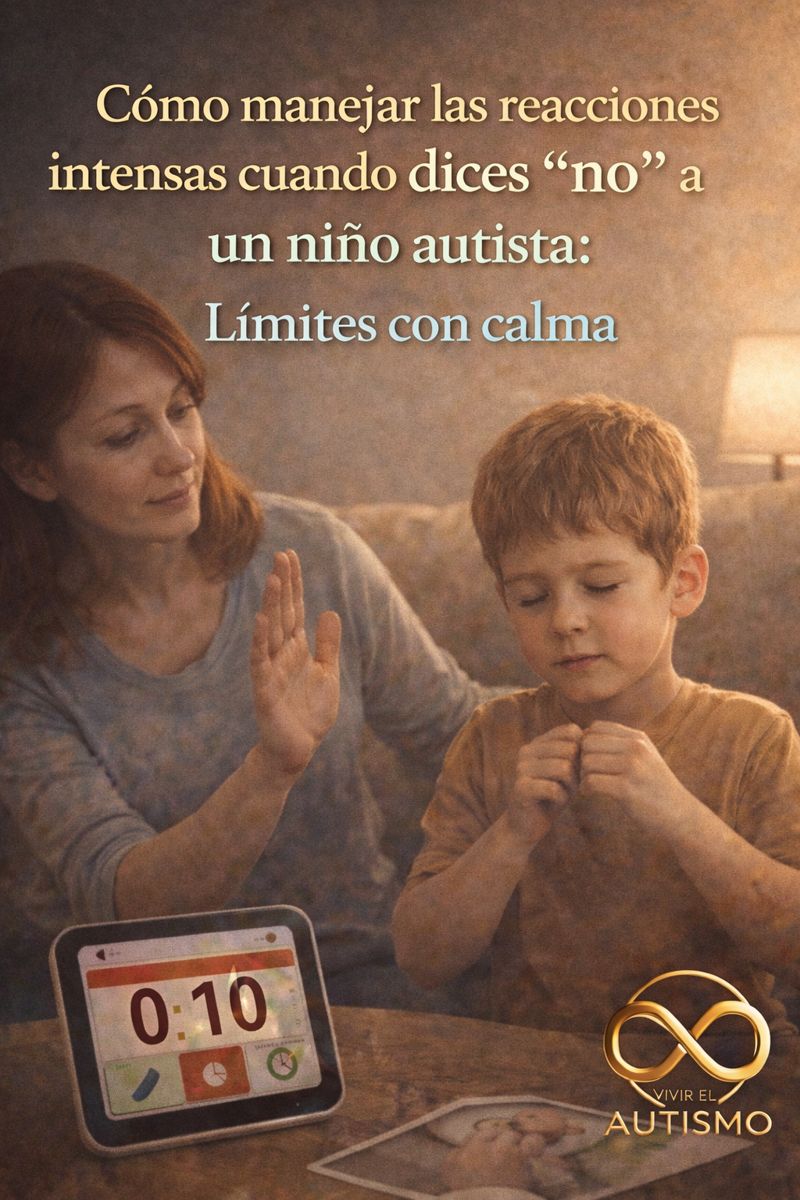 Cómo manejar las reacciones intensas cuando dices “no” a un niño autista.