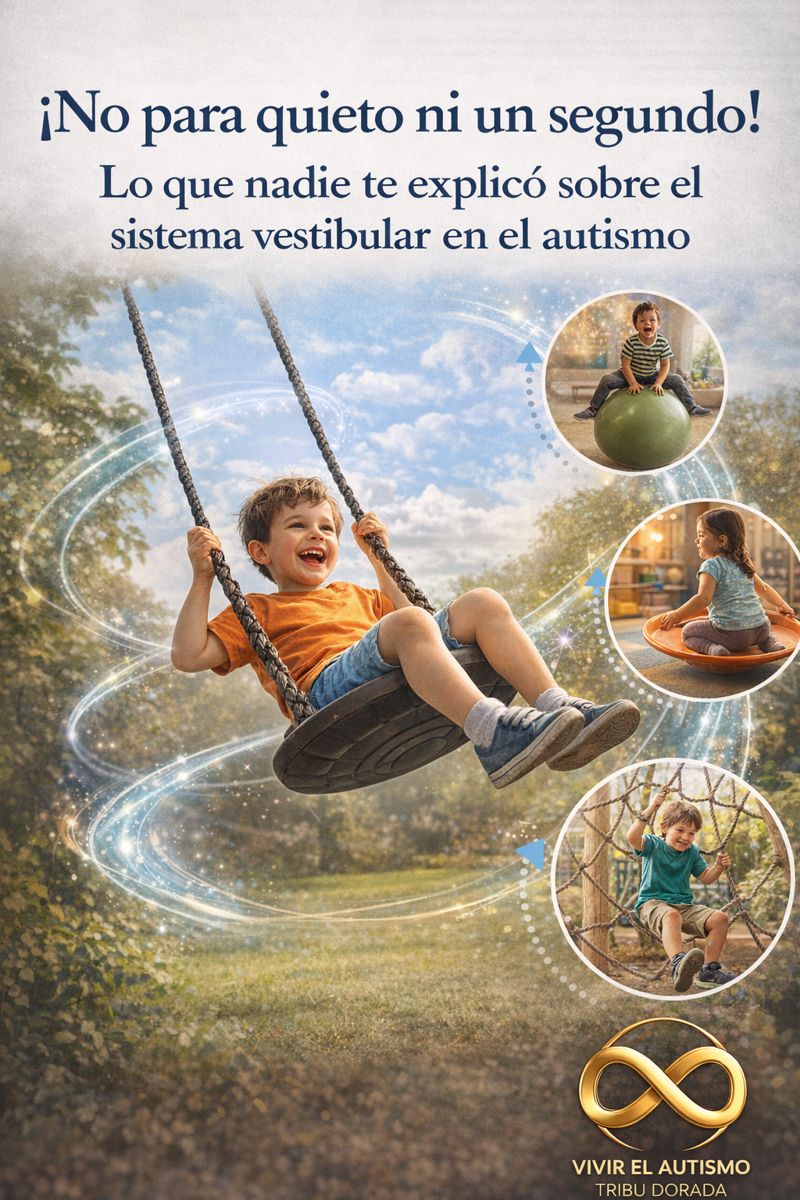 “¡No para quieto ni un segundo!” — Lo que nadie te explicó sobre el sistema vestibular en el autismo