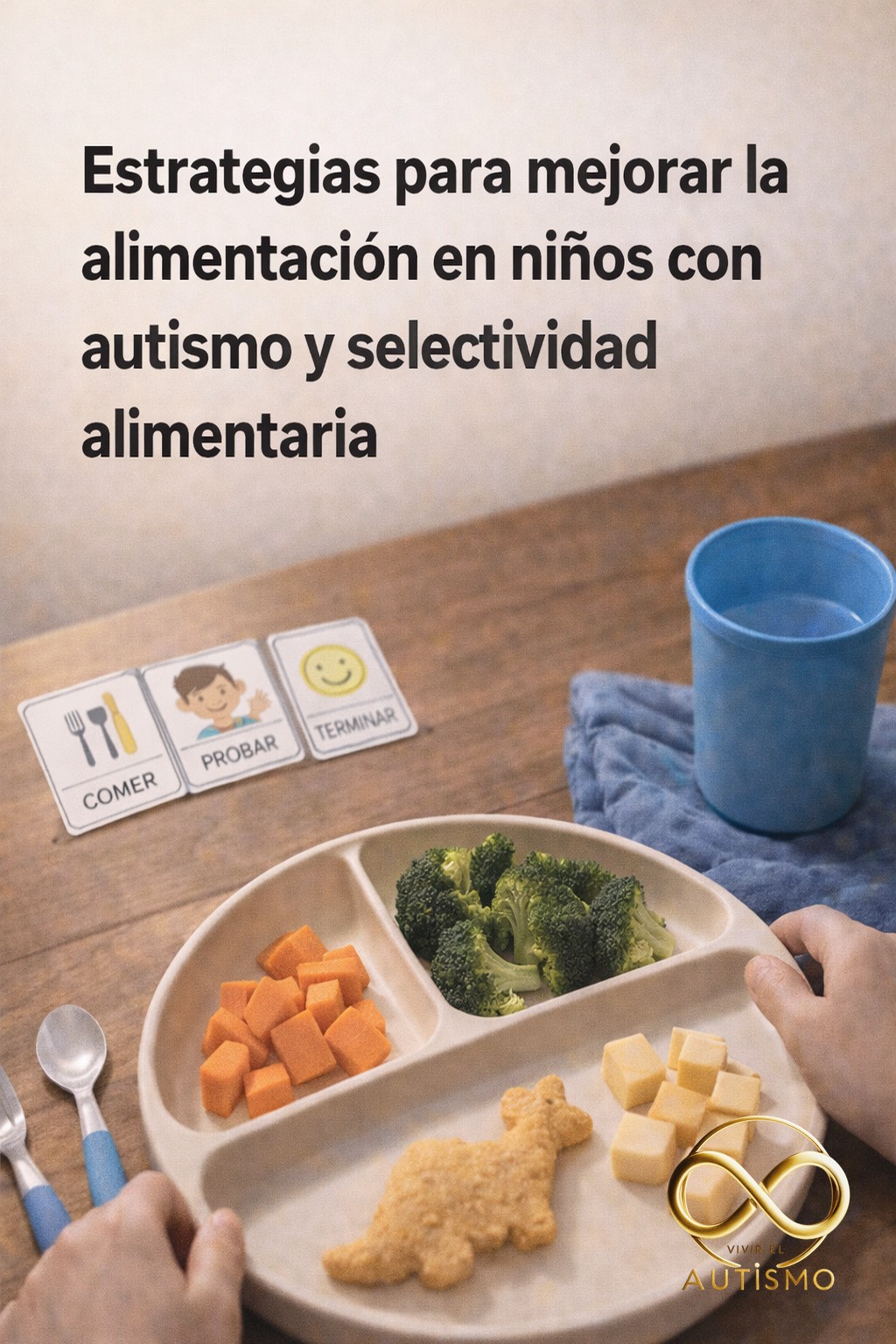 Estrategias para mejorar la alimentación en niños con autismo y selectividad alimentaria