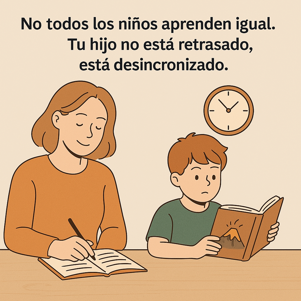 No todos los niños aprenden igual. Tu hijo no está retrasado, está desincronizado.