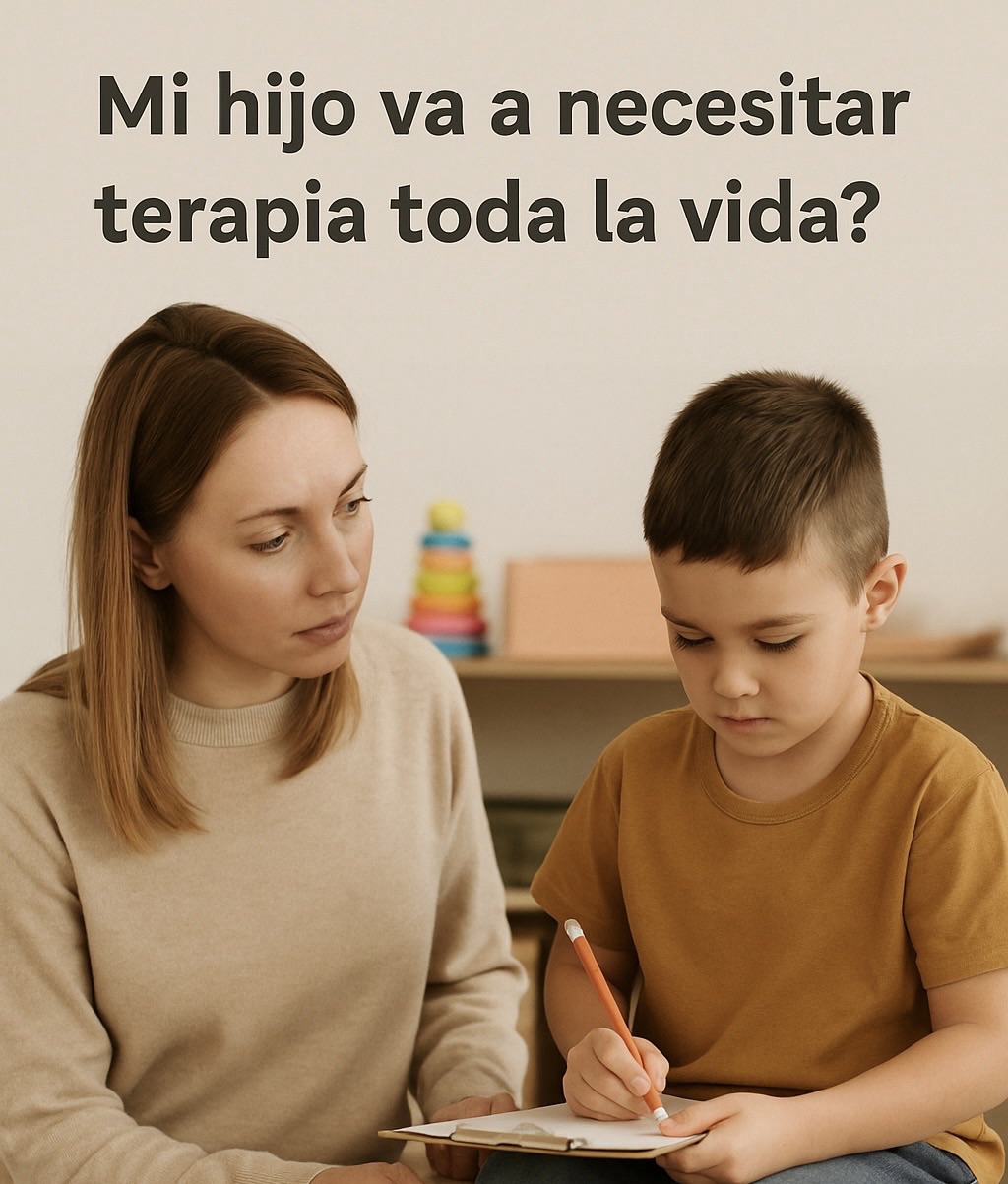 ¿Mi hijo va a necesitar terapia toda la vida?