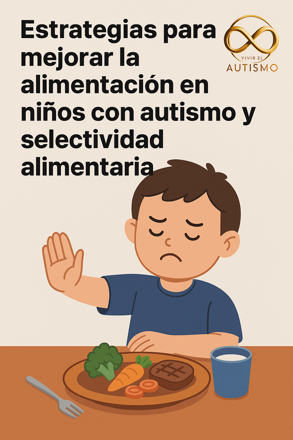 Estrategias para mejorar la alimentación en niños con autismo y selectividad alimentaria