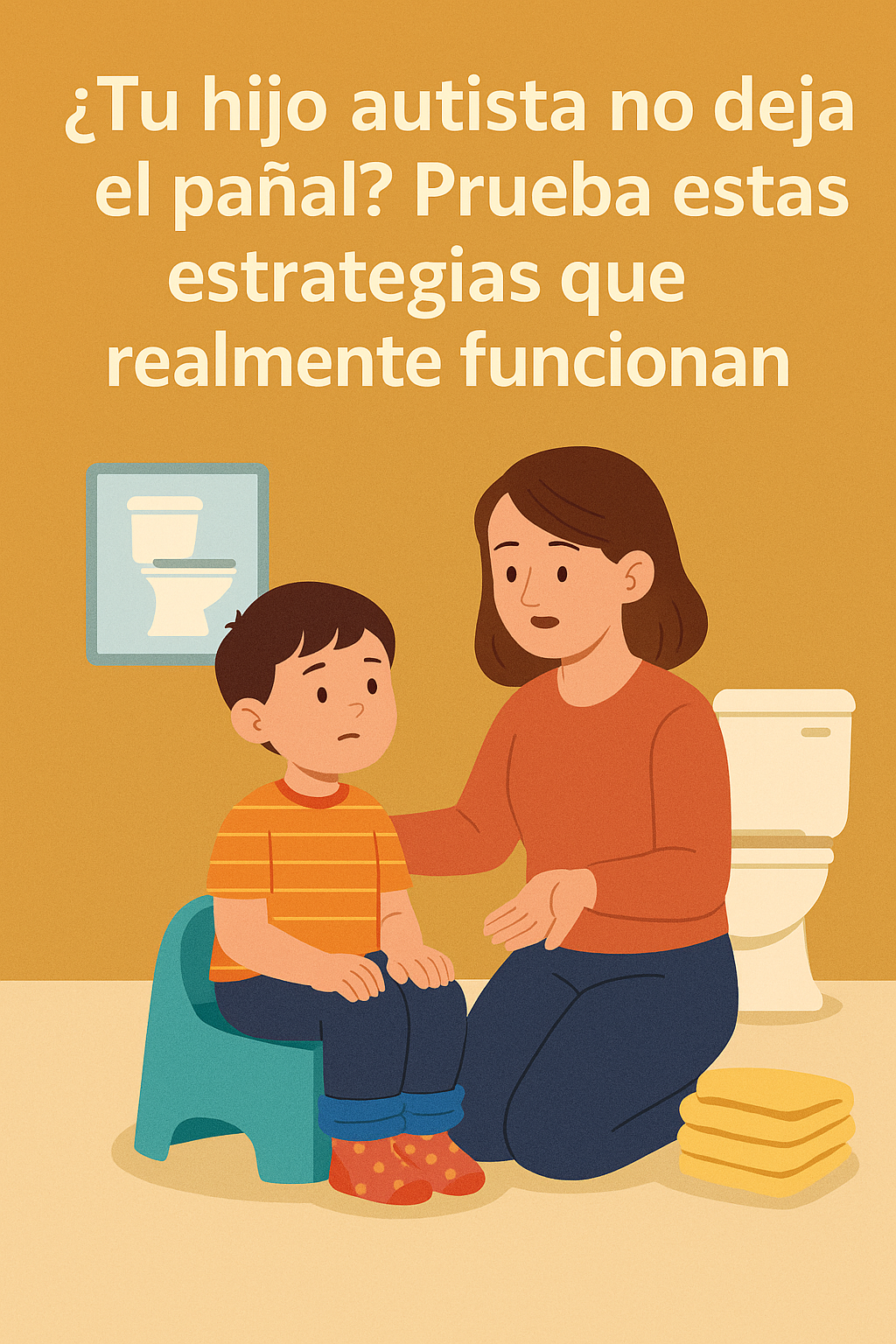 ¿Cómo ayudar a tu hijo autista a dejar el pañal sin estrés ni frustración?