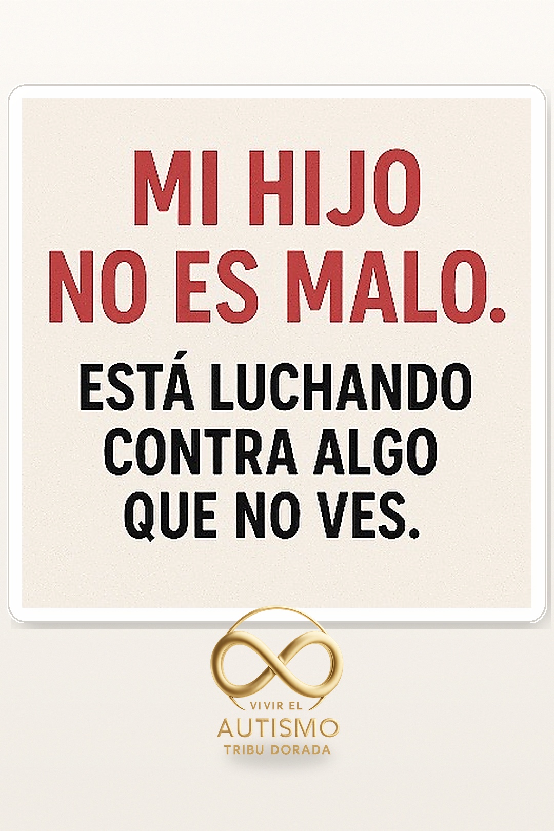 Mi hijo no es malo. Está luchando contra algo que no ves.