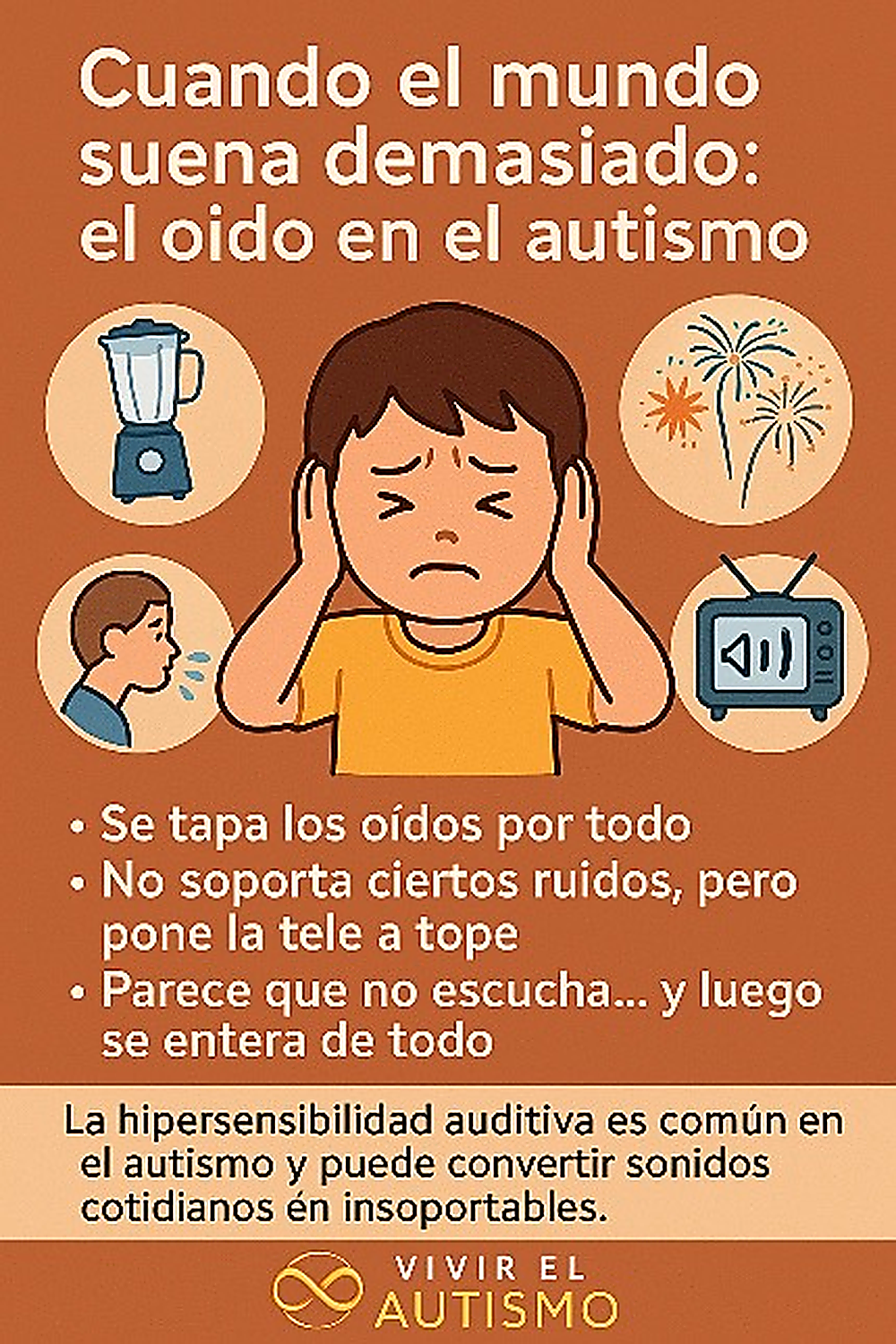 Cuando el mundo suena demasiado: el oído en el autismo