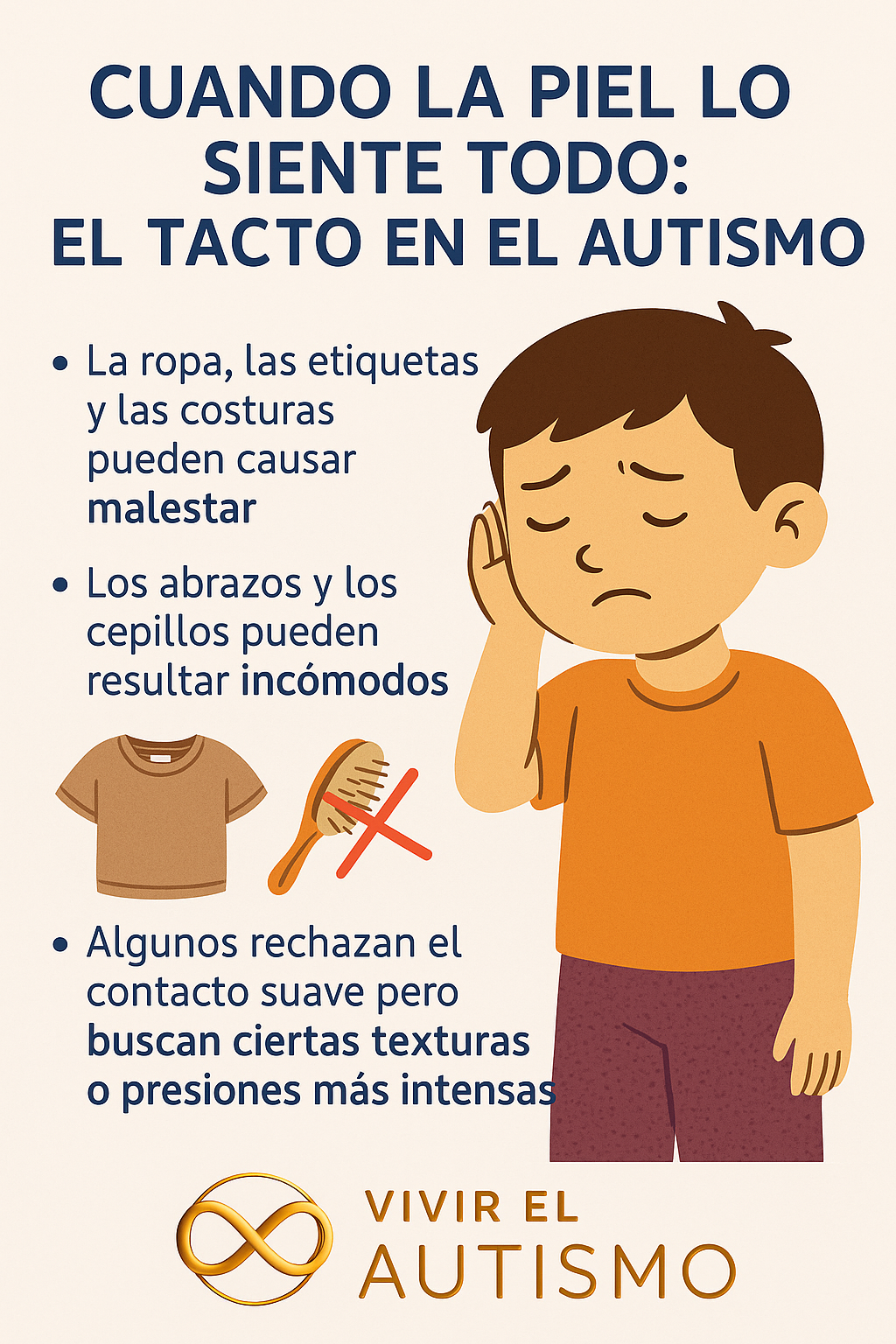 “Cuando la piel lo siente todo: el tacto en el autismo”