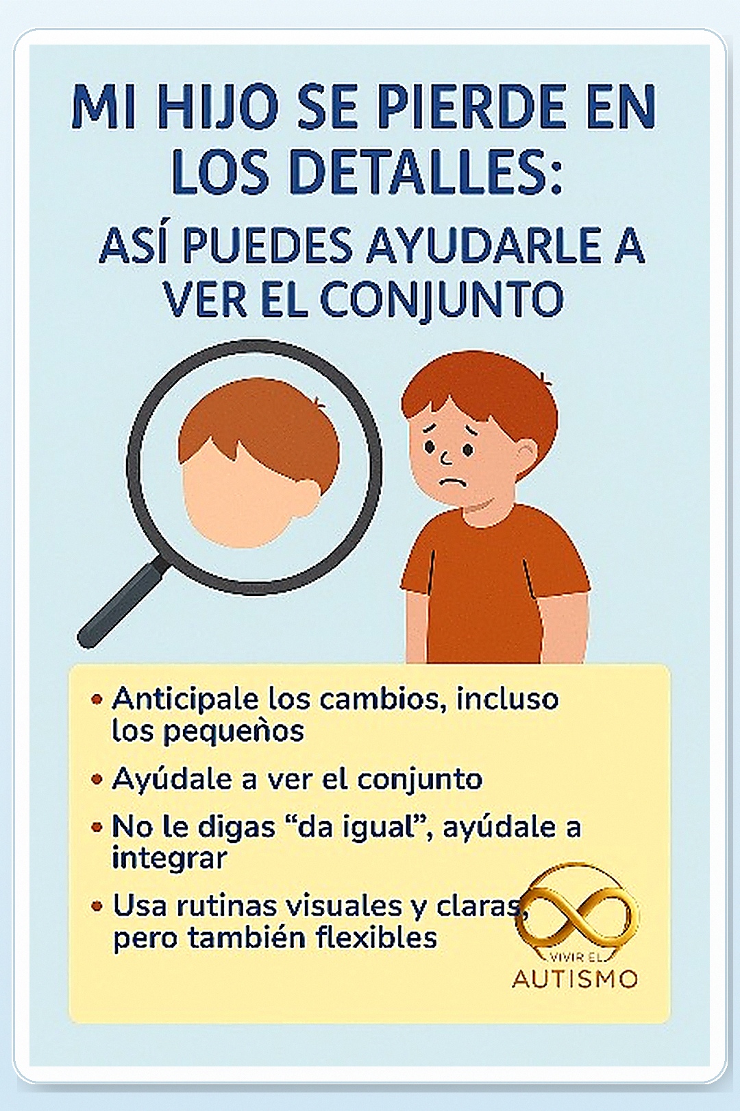 Mi hijo se pierde en los detalles: así puedes ayudarle a ver el conjunto
