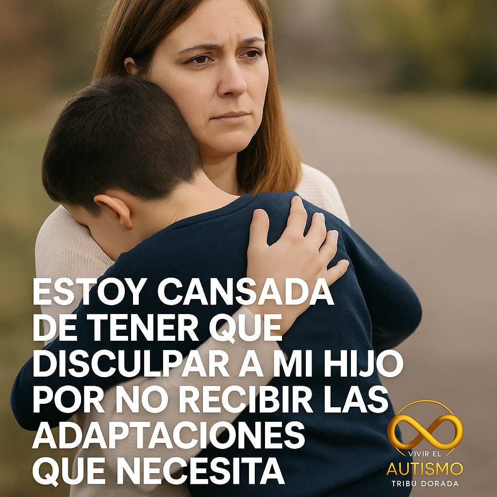 Estoy cansada de tener que disculpar a mi hijo por no recibir las adaptaciones que necesita