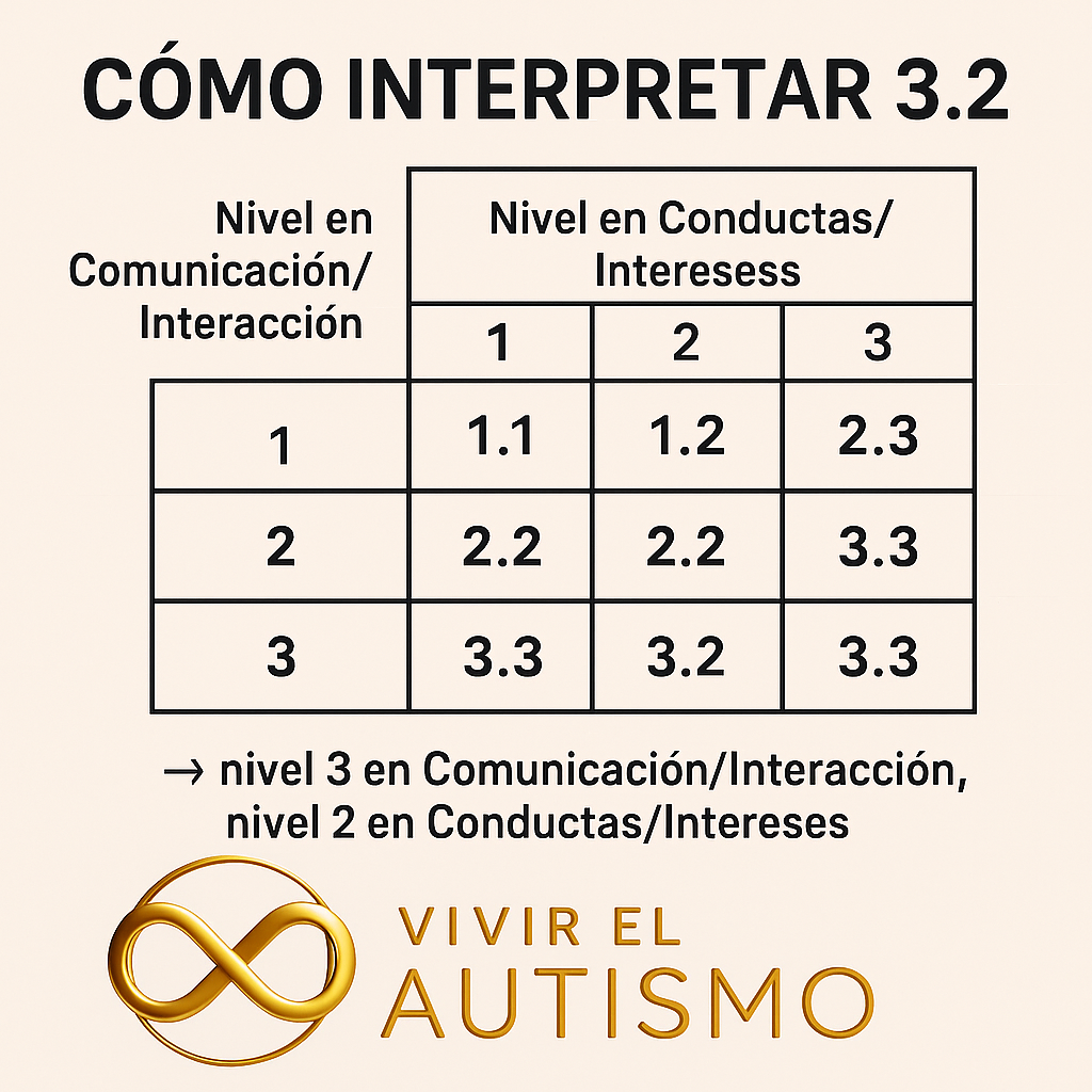 ¿Qué significa “3.2” en un diagnóstico de autismo? (Y por qué no es solo un número)