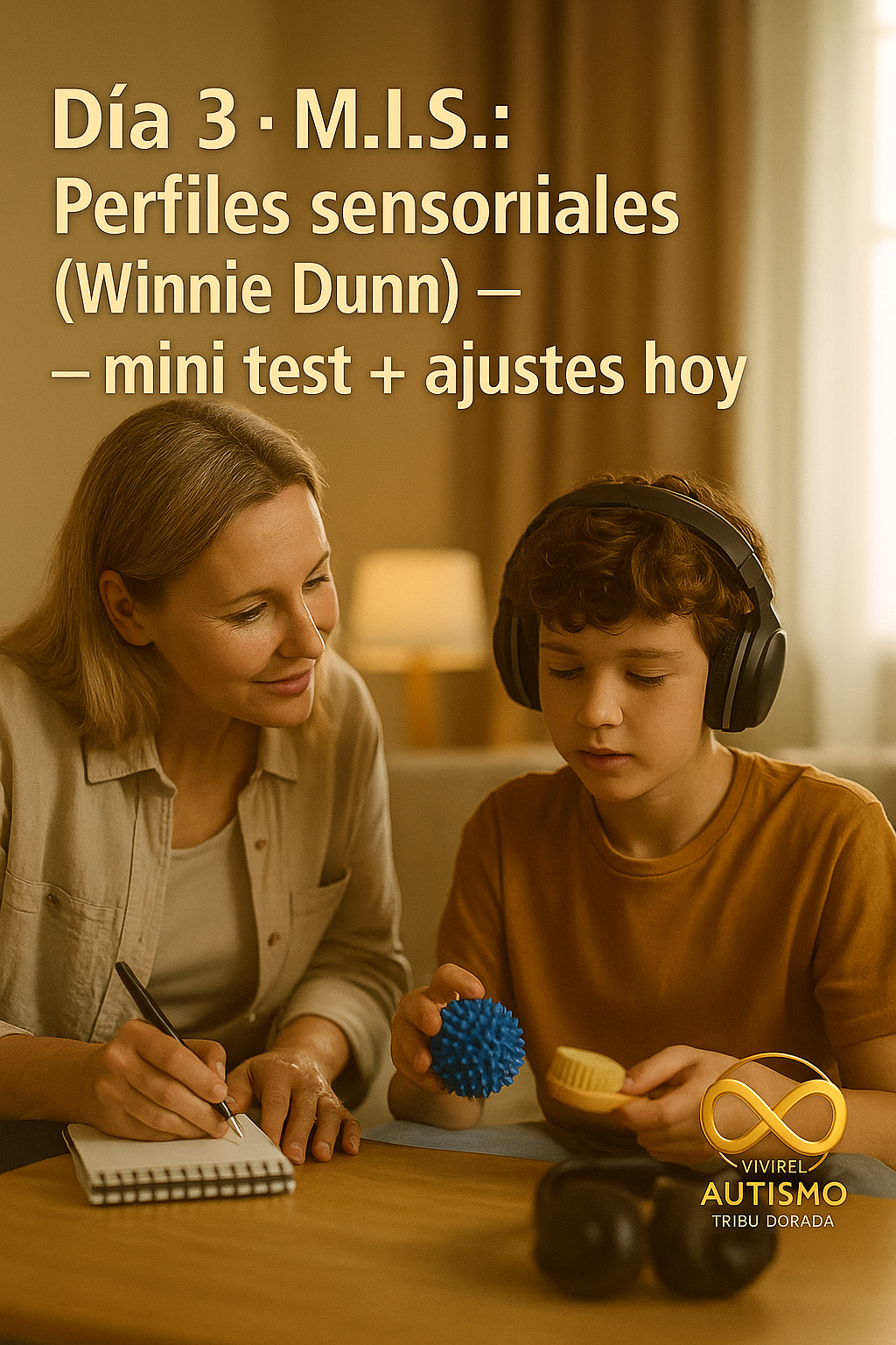 Día 3 · M.I.S.: Perfiles sensoriales (Winnie Dunn) — mini test + ajustes hoy
