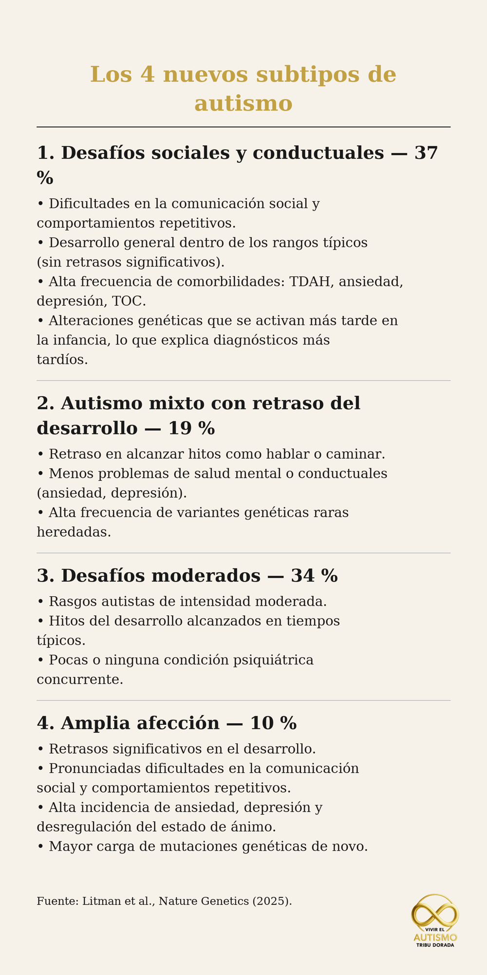 Los 4 nuevos subtipos de autismo: lo que toda madre y padre debería saber