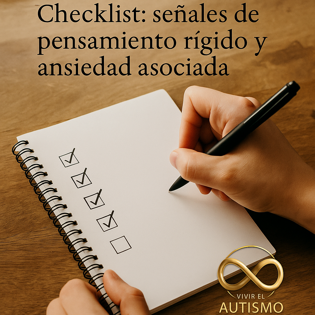M.M.A. · Día 7 — Checklist: señales de pensamiento rígido y ansiedad asociada