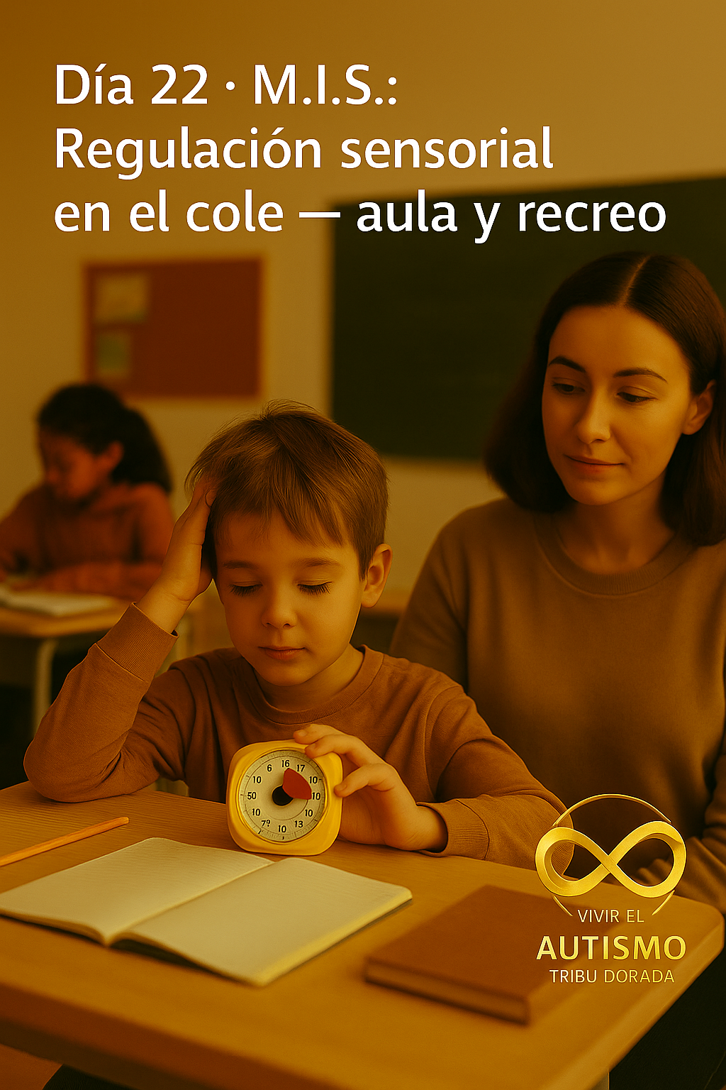 Día 22 · M.I.S.: Regulación sensorial en el cole — aula y recreo