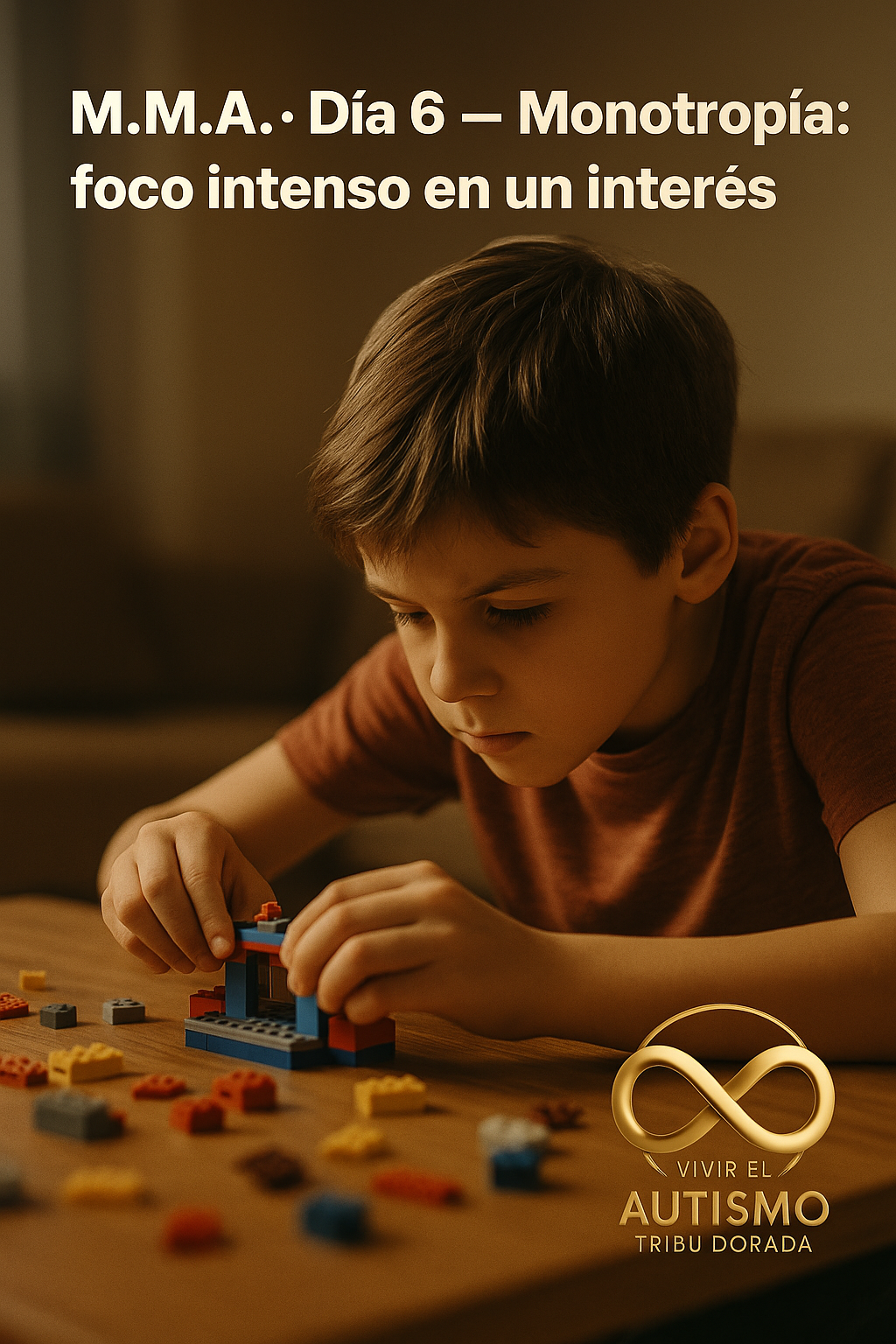 M.M.A. · Día 6 — Monotropía: foco intenso en un interés