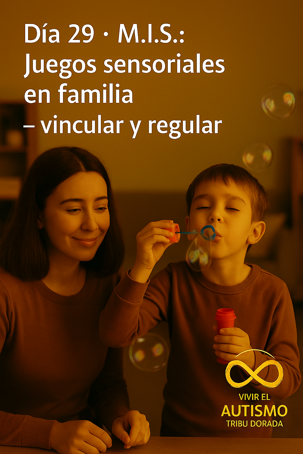 Día 29 · M.I.S.: Juegos sensoriales en familia — vincular y regular