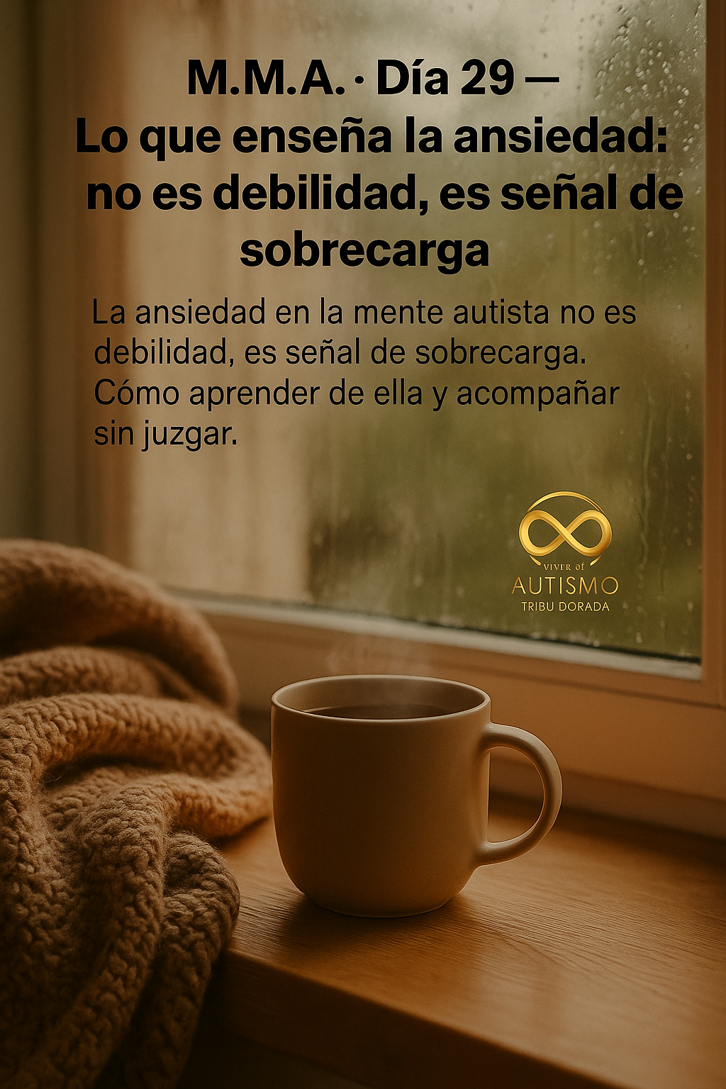 M.M.A. · Día 29 — Lo que enseña la ansiedad: no es debilidad, es señal de sobrecarga