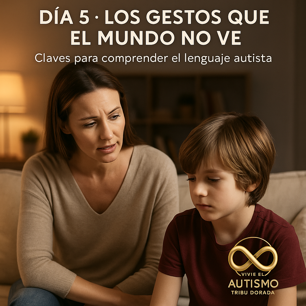 M.C.A. · Día 5 — Los gestos que el mundo no ve: comunicación no verbal autista