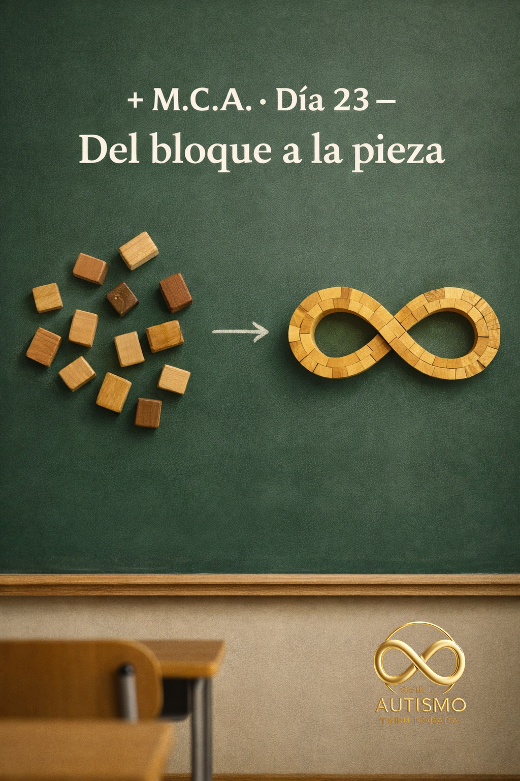 M.C.A. · Día 23 — Del bloque a la pieza: estrategias para pasar de scripts a lenguaje flexible