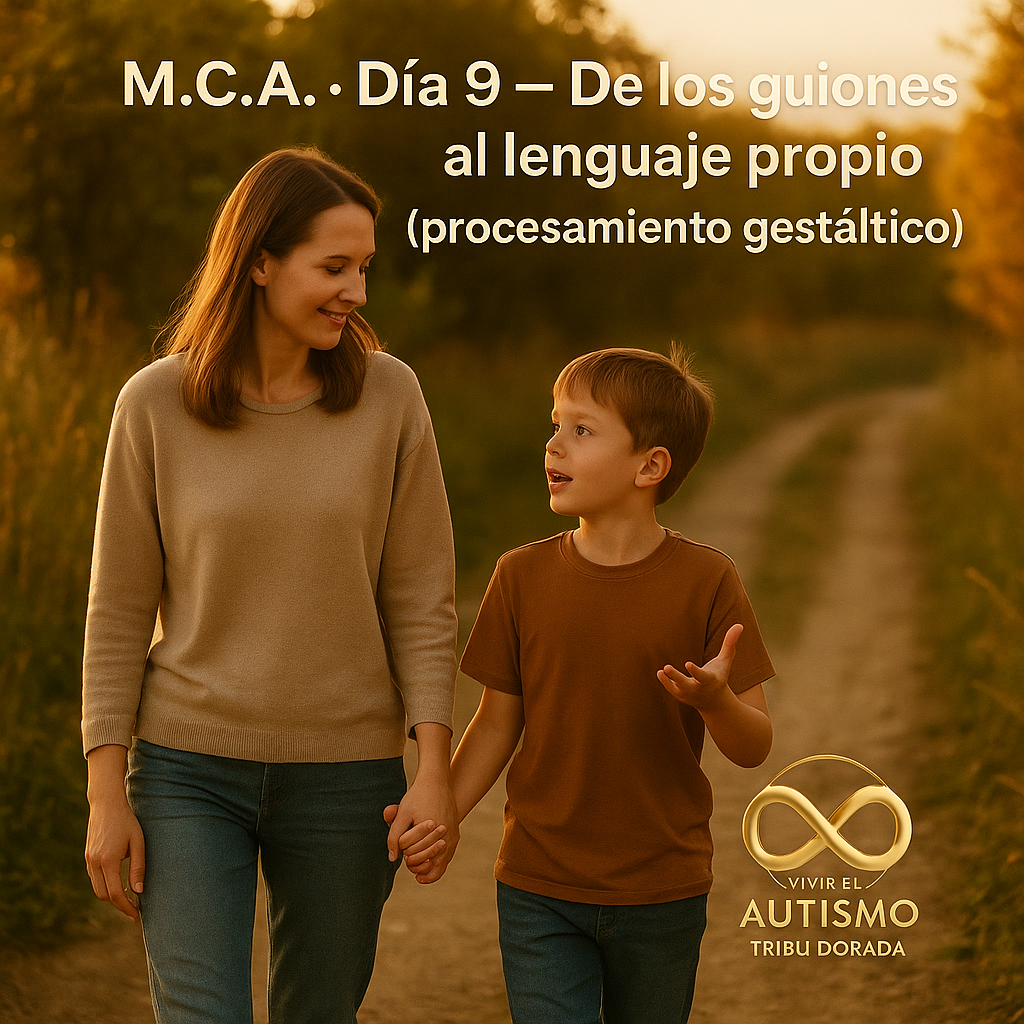 M.C.A. · Día 9 — De los guiones al lenguaje propio (procesamiento gestáltico)