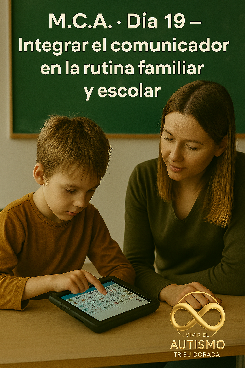 M.C.A. · Día 19 — Integrar el comunicador en la rutina familiar