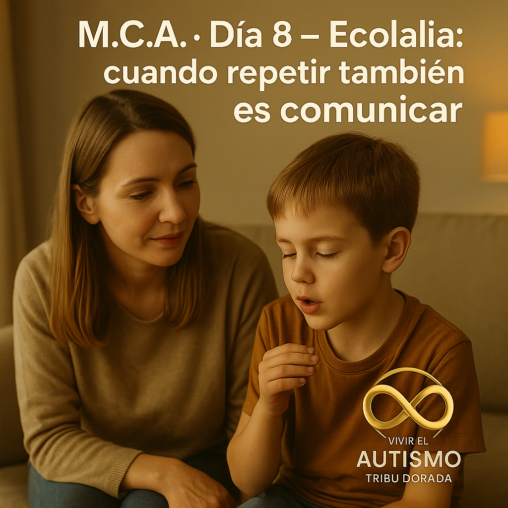 M.C.A. · Día 8 — Ecolalia: cuando repetir también es comunicar