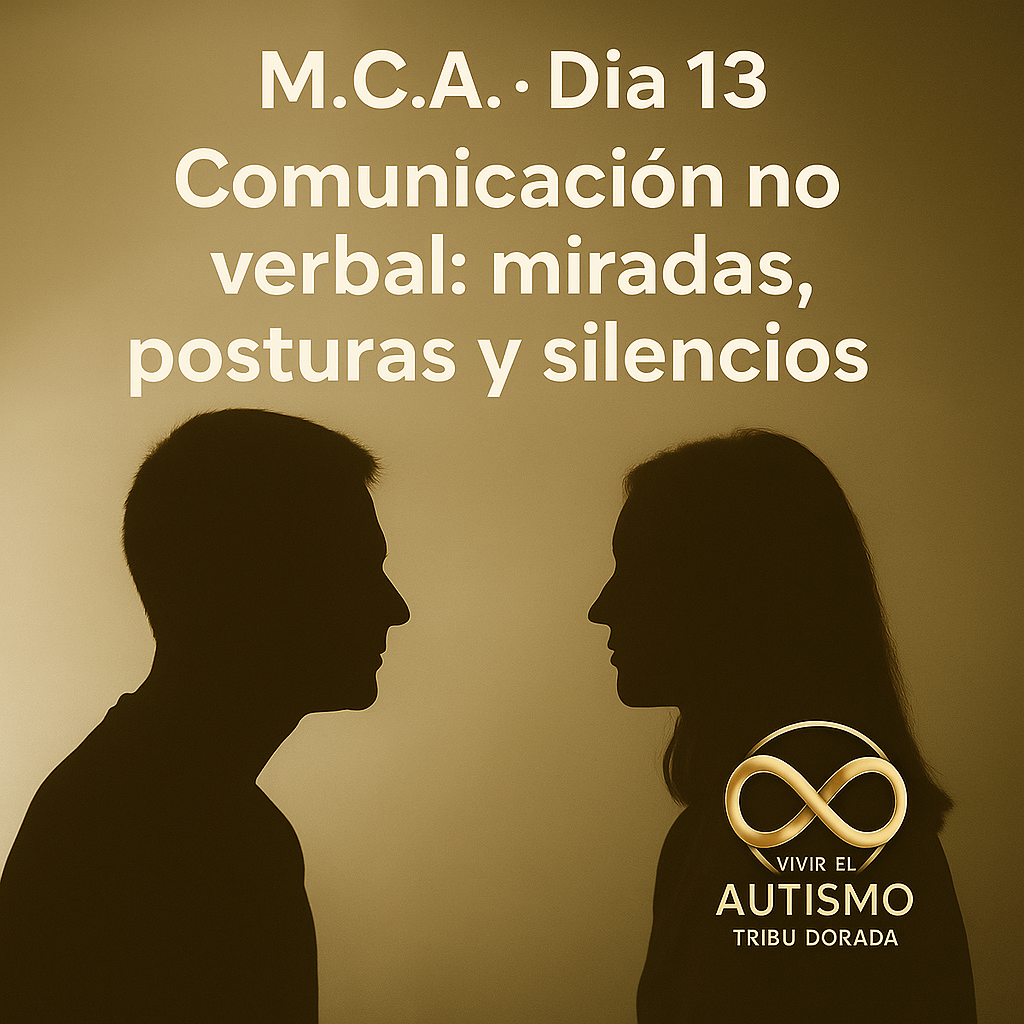 M.C.A. · Día 13 — Comunicación no verbal: miradas, posturas y silencios