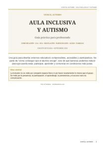 Portada de la guía Aula inclusiva y autismo