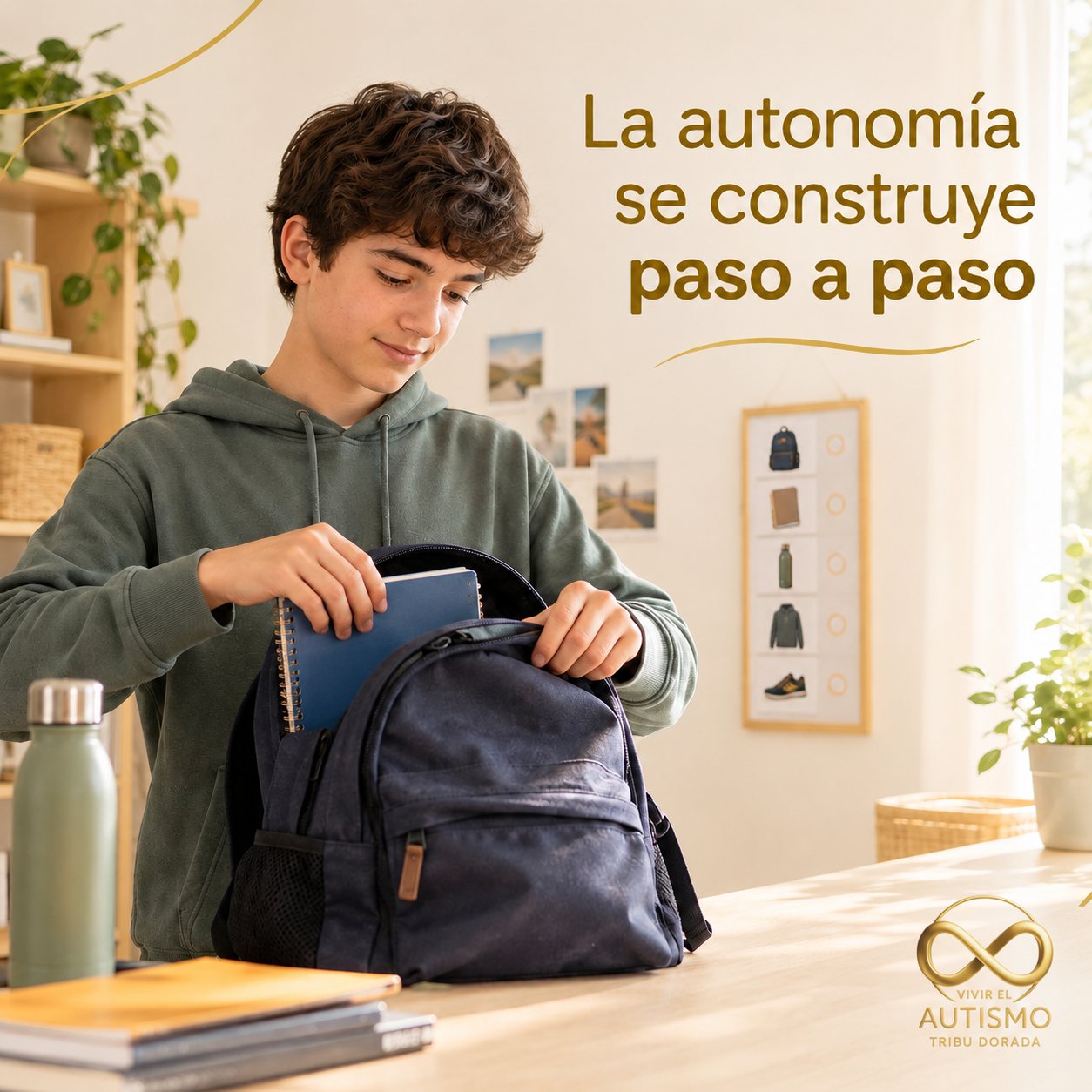 La autonomía se construye paso a paso: habilidades de vida diaria en la adolescencia autista